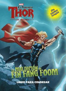 Libro Para Colorear De Thor De 32 Páginas