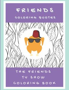 Libro Para Colorear De Frases De Friends De 35 Páginas