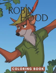 Libro Para Colorear De Robin Hood De 40 Páginas