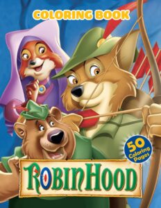 Libro Para Colorear De Robin Hood De 50 Páginas