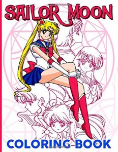 Libro Para Colorear De Sailor Moon De 100 Páginas