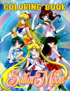 Libro Para Colorear De Sailor Moon Especial De 80 Páginas