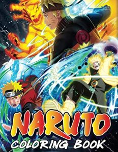 Libro Para Colorear De Naruto Shippuden De 50 PÃ¡ginas