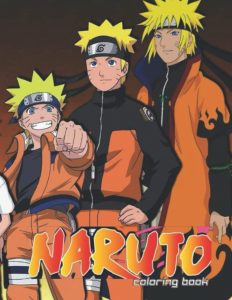 Libro Para Colorear De Naruto De 100 PÃ¡ginas
