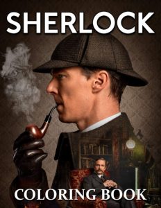 Libro Para Colorear De Sherlock De 60 Páginas