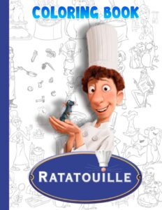 Libro Para Colorear De Ratatouille De 40 Páginas