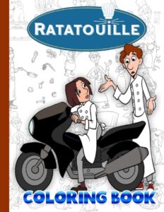 Libro Para Colorear De Ratatouille De 50 Páginas De Disney Pixar