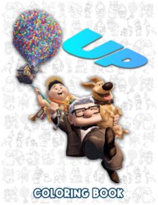 Libro Para Colorear De Up De 60 Páginas De Disney Pixar