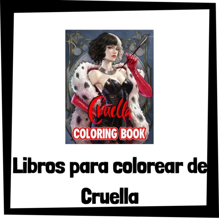 Lee mÃ¡s sobre el artÃ­culo Libros para colorear de Cruella de Vil