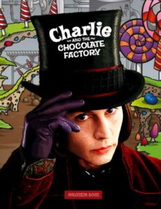 Libro Para Colorear Charlie Y La Fábrica De Chocolate De Tim Burton