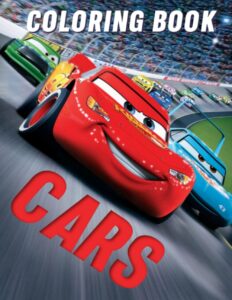 Libro Para Colorear De Cars De 40 Páginas De Disney Pixar