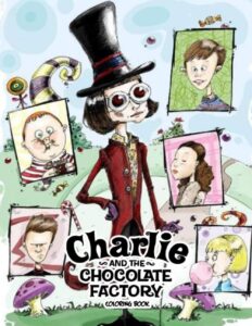 Libro Para Colorear De Charlie Y La Fábrica De Chocolate