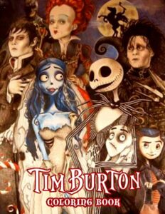 Libro Para Colorear De Tim Burton De Personajes