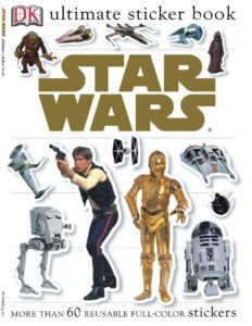 Libro De Stickers De Star Wars De 60 Pegatinas