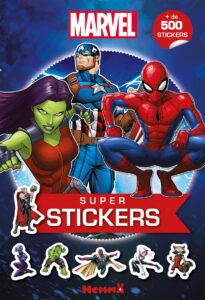 Libro De Super Stickers De Marvel Con Más De 500 Pegatinas