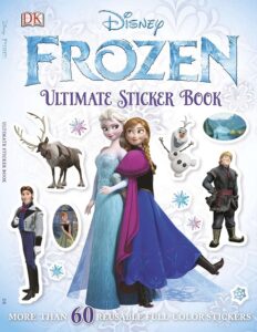 Libro De Pegatinas De Frozen De Disney De 60 Pegatinas