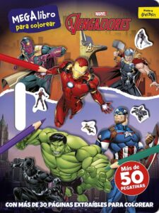 Libro De Pegatinas De Marvel De 50 Pegatinas