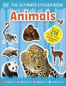 Libro De Pegatinas De Animales De 250 Pegatinas