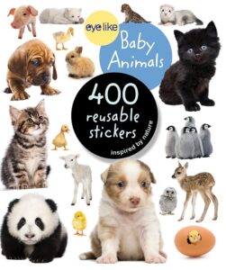 Libro De Pegatinas De Baby Animals De 400 Pegatinas Reutilizables