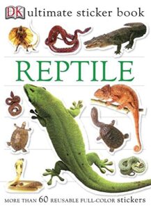 Libro De Pegatinas De Reptiles De 60 Pegatinas