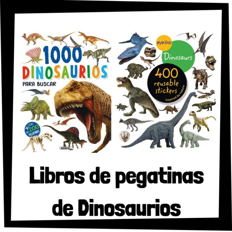 Lee más sobre el artículo Libros de pegatinas de dinosaurios