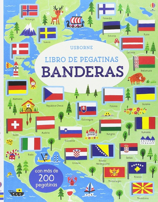 Libros De Pegatinas De Banderas Del Mundo