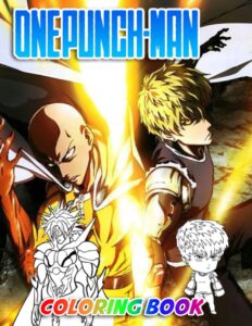 Libro Para Colorear De One Punch Man De 30 Páginas