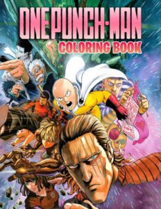 Libro Para Colorear De One Punch Man De 50 Páginas