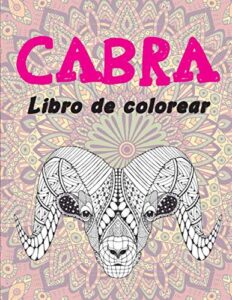Libro Para Colorear De Cabras De 100 Páginas
