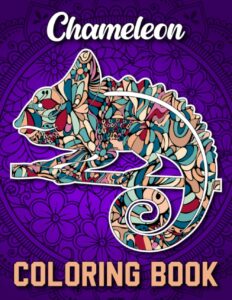 Libro Para Colorear De Camaleones De 35 Páginas