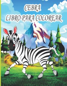 Libro Para Colorear De Cebras De 30 Páginas