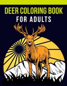 Libro Para Colorear De Ciervos De 30 Páginas