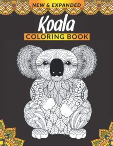 Libro Para Colorear De Koalas 90 Páginas