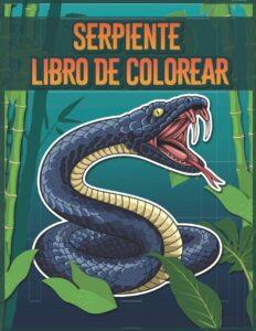 Libro Para Colorear De Serpientes De 30 Páginas