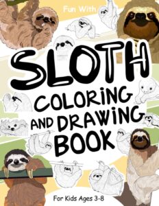 Libro Para Colorear De Sloth De 15 Páginas