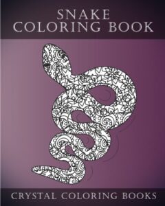Libro Para Colorear De Snake De 30 Páginas