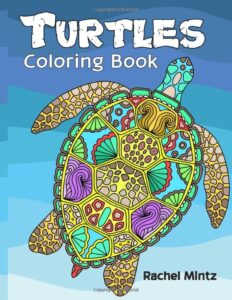 Libro Para Colorear De Tortugas De 34 Páginas