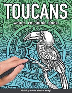 Libro Para Colorear De Tucanes 40 Páginas