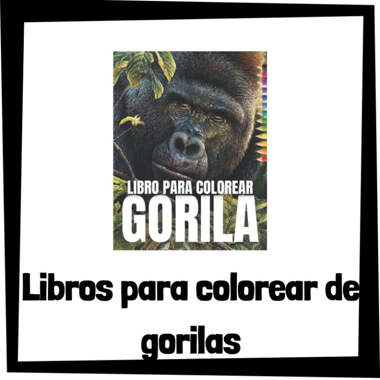Lee más sobre el artículo Libros para colorear de gorilas