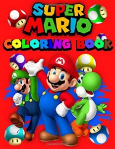 Libro Para Colorear De Super Mario Bros 40 Páginas