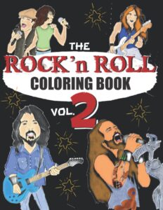 Libro Para Colorear De Rock And Roll De 40 Páginas Parte 2
